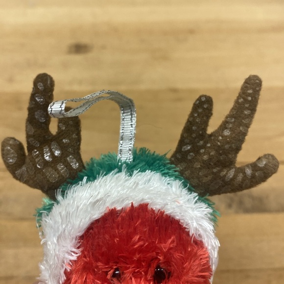 Ty Jingle 2002 Holiday Teddy the red bear beanie bear handmade - Picture 3 of 5